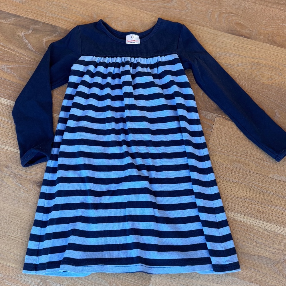 Hannah Andersson Girls Stripped Dress